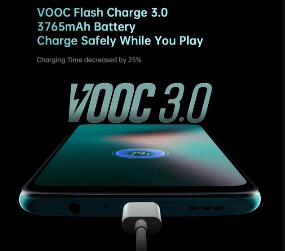 Oppo K3 vooc charging