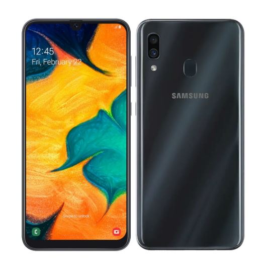 Samsung Galaxy A30 Black Color