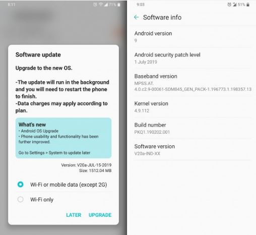 LG V40 ThinQ Started Receiving Android 9 0 Pie Updates in India - 95