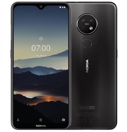 Nokia 7.2 charcoal colour