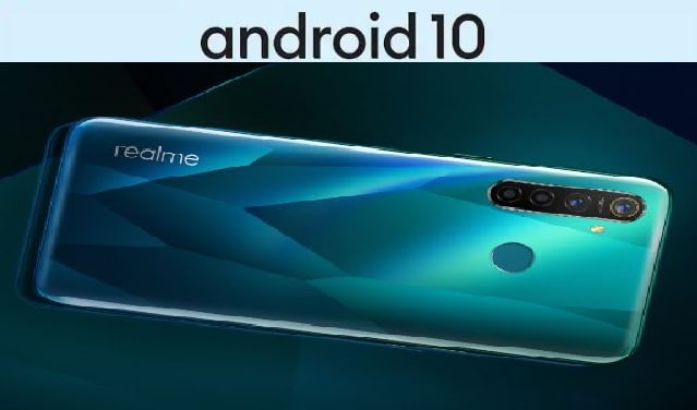 android 10 realme phones