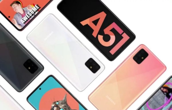 smaung galaxy a51 smartphones