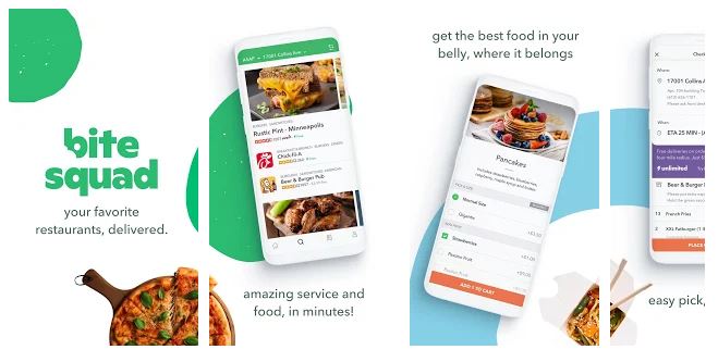 Bite Squad (Fast Food Apps 2020)
