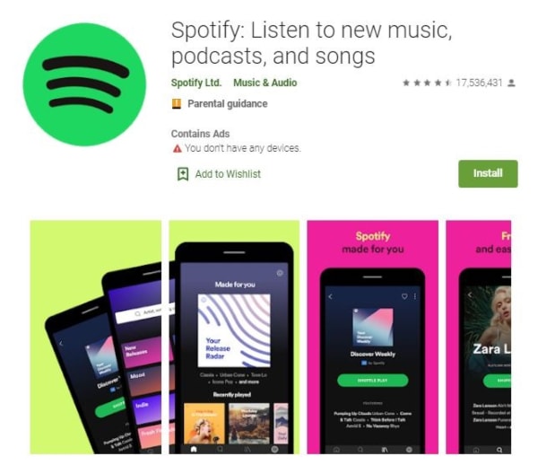 Spotify ( best google home app )