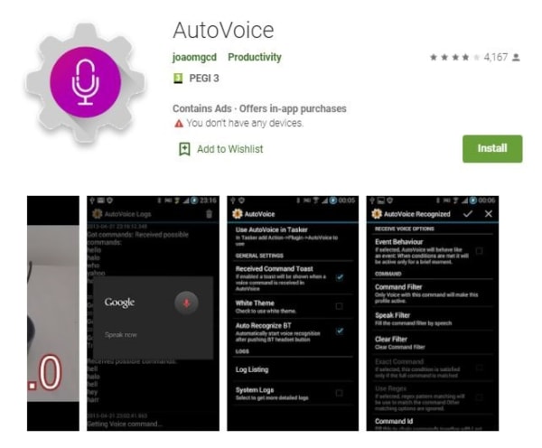 autovoice (best google home app)