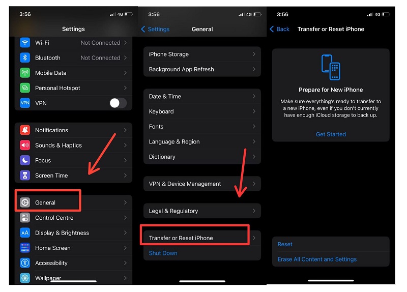 Reset Network Settings