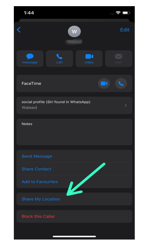 Hide The Location from your iMessage