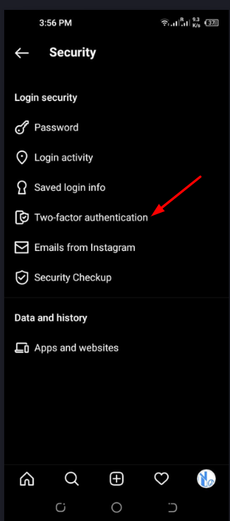 click two way authentication - two way authentication instagram