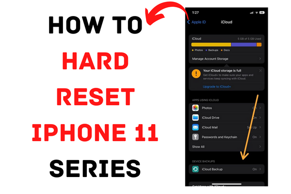 How to hard reset iPhone 11 series