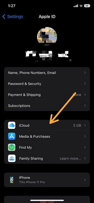 hard reset iPhone 11 - click cloud