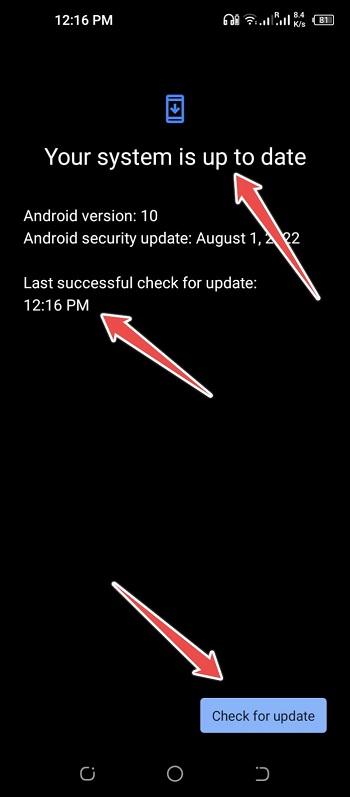 update android system