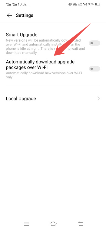 Auto download over WiFi