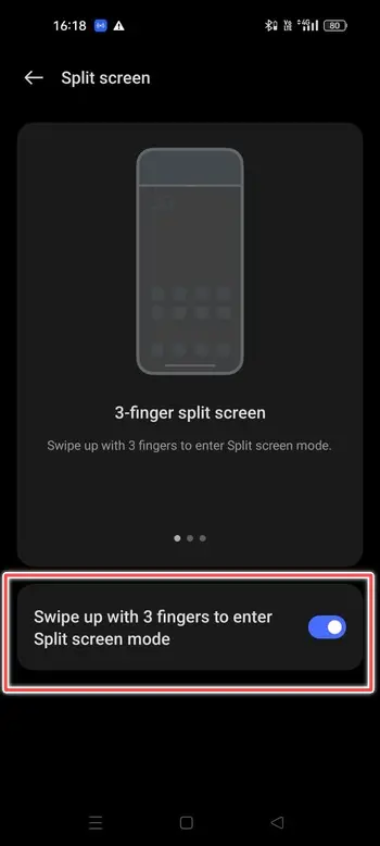 Split Screen using Using Gesture Navigation - Nextgenphone