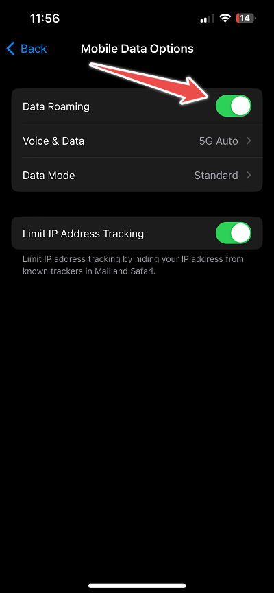 Turn off Toggle Bar iPhone