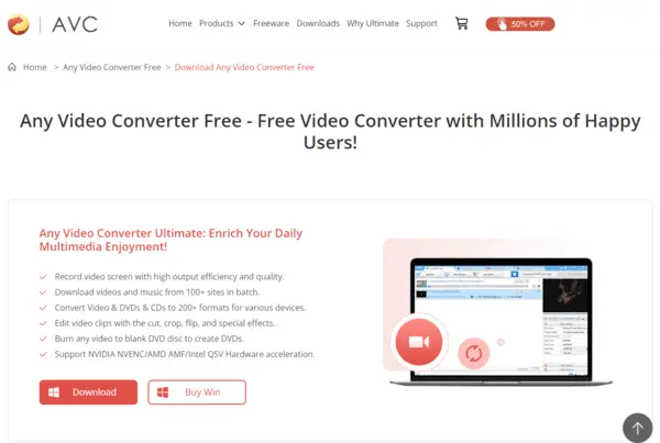 any-video-converter - Free Youtube Video Downloader