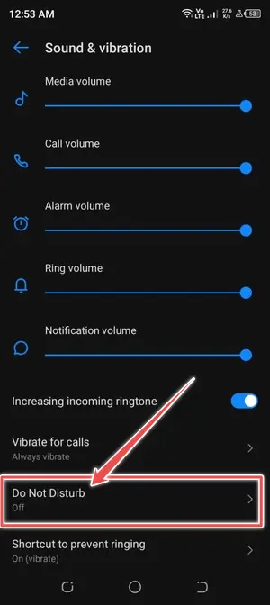 check do not disture should off - earspeakers not working