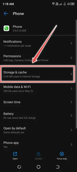 click storage and cache - earspeakers not working