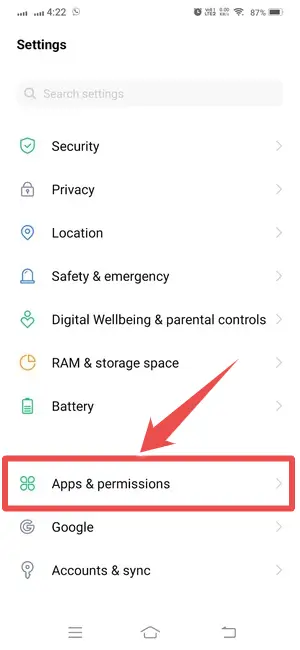 go to apps and permissions - youtube keeps crashing