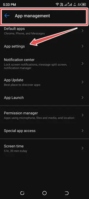 go to apps settings_messenger notification not working