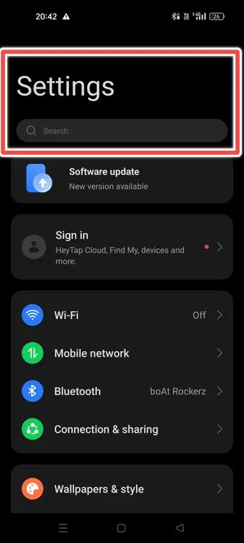 go to settings - annoying brightness issues