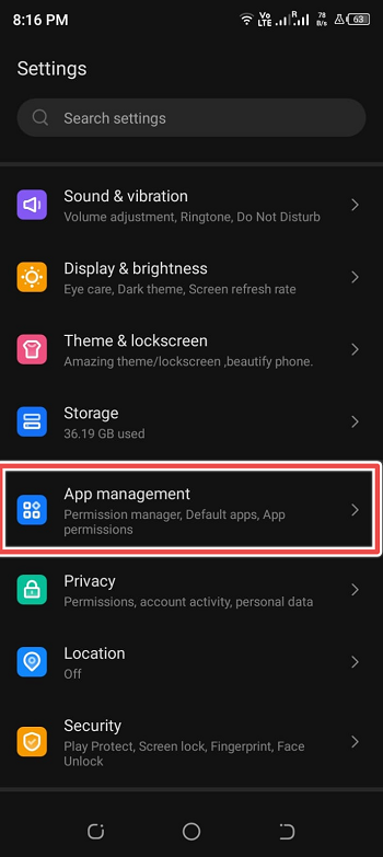 goto settings and apps management - android keywboard not working