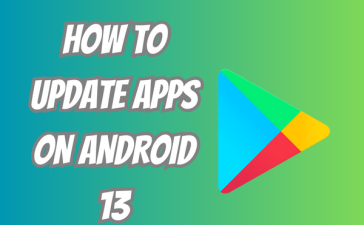 how to update apps on android