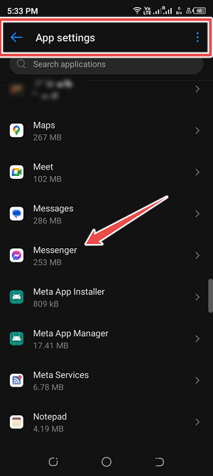 locate messenger app _ messenger notification not working
