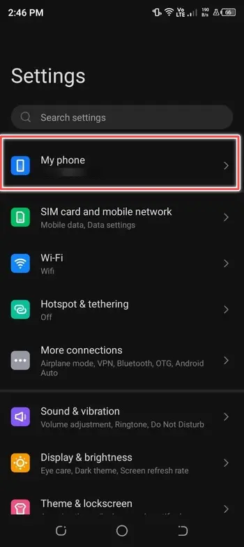 locate my phone - enable developers mode android