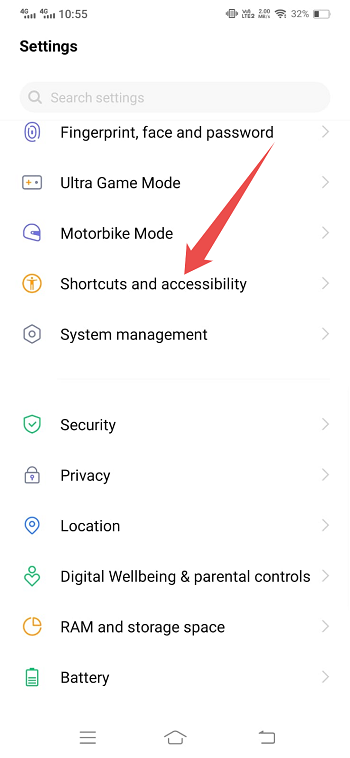 update system with accessibility